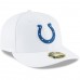 Men's Indianapolis Colts New Era White Omaha Low Profile 59FIFTY Fitted Hat 3156578